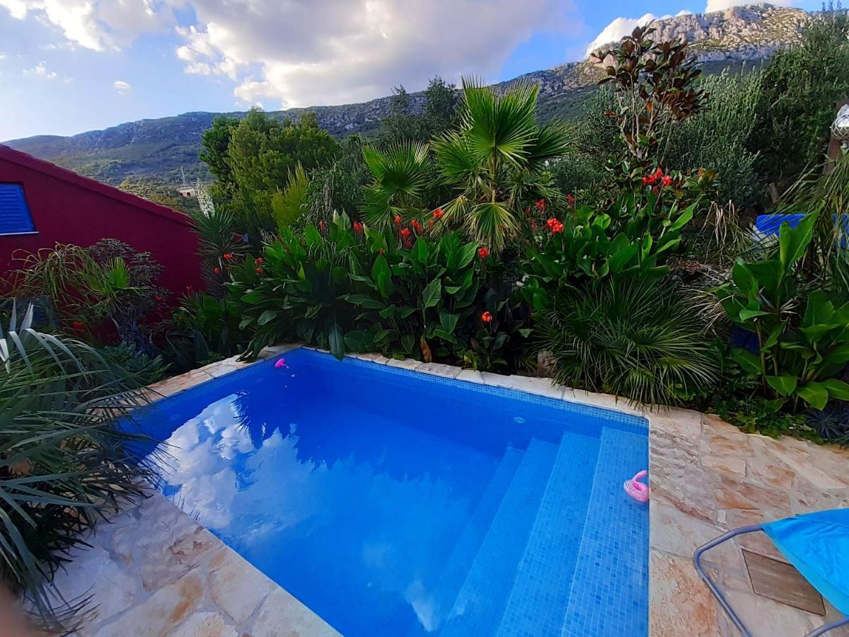 Villa Tropica, Total Privacy, Tropical Garden And Private Pool Kaštela Exterior foto